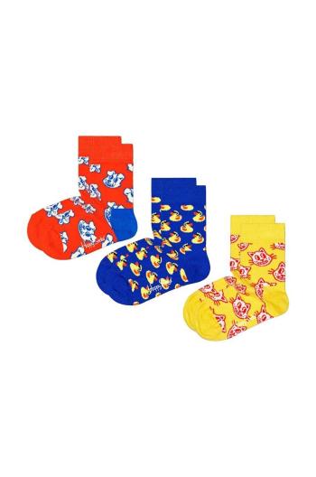 Detské ponožky Happy Socks Kids Animal 3-pak