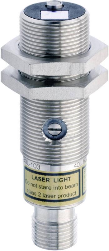 Reflexný laserový snímač CONTRINEX LTS-1180L-103, dosah 40 - 600 mm, konektor M12, 4pol.
