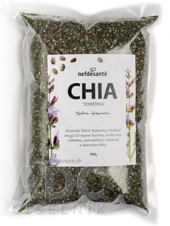 nefdesanté CHIA semienka semená Šalvie (Salvia Hispanica) 1x500 g