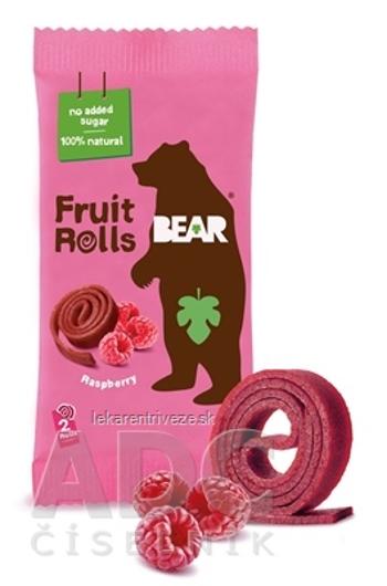 BEAR Malinové rolky (Fruit rolls Raspberry) ovocné 1x20 g