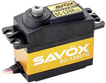 Savöx štandardné servo SC-1258TG digitálne servo Materiál prevodovky: kov Zásuvný systém: JR