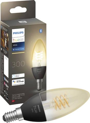 Philips Lighting Hue LED žiarovka 871951430223500 En.trieda 2021: G (A - G) Hue White E14 Kerze Einzelpack Filament 300l