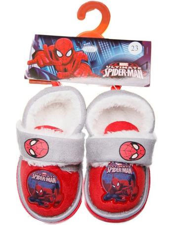Spiderman červenobiele papuče vel. 26