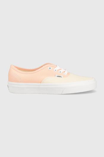 Tenisky Vans Authentic dámske, oranžová farba