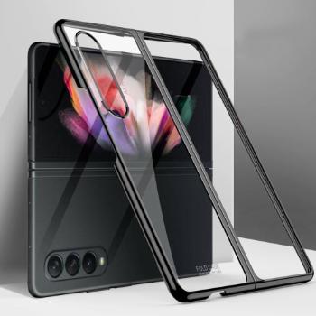 GKK PHANTOM Ochranný kryt Samsung Galaxy Z Fold 3 5G priehľadný-čierny