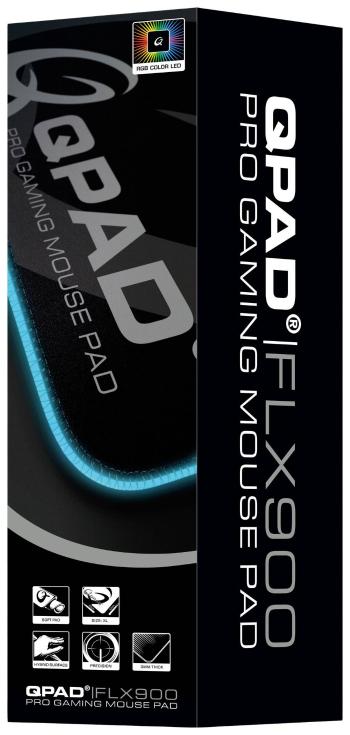 QPAD FLX900 herná podložka pod myš  čierna (š x v x h) 900 x 3 x 420 mm