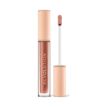 Makeup Revolution  Metallic Nude Gloss Collection  Lesky na pery Hnedá