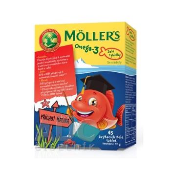 MOLLER´S Omega 3 Želé rybičky