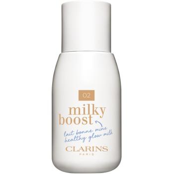 Clarins Milky Boost tónovacie mlieko pre zjednotenie farebného tónu pleti odtieň 02 Milky Nude 50 ml