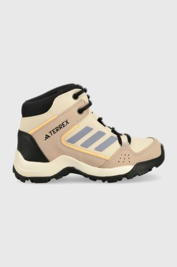 Detské topánky adidas TERREX TERREX HYPERHIKER M béžová farba