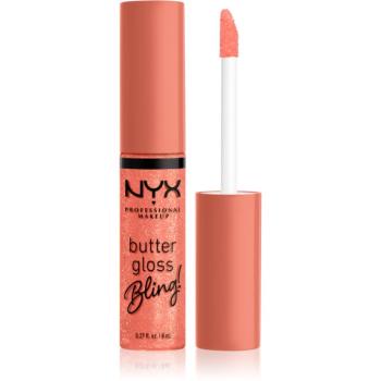 NYX Professional Makeup Butter Gloss Bling lesk na pery trblietavý odtieň 02 Dripped Out 8 ml