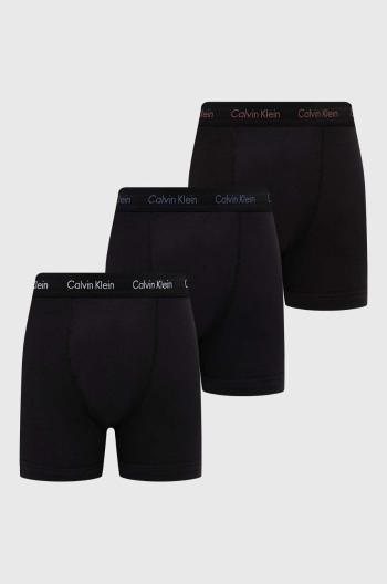 Boxerky Calvin Klein Underwear 3-pak pánske, čierna farba, 0000U2662G