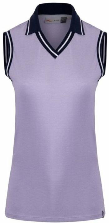 Kjus Womens Bailey V Neck Polo Wisteria 36