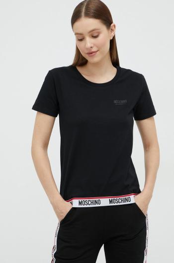 Tričko Moschino Underwear dámsky, čierna farba,