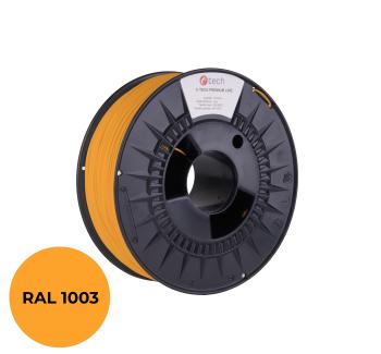 Tlačová struna (filament) C-TECH PREMIUM LINE, PLA, signálna žltá, RAL1003, 1,75mm, 1kg