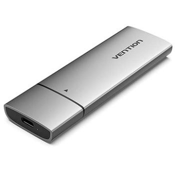 Vention M.2 NVMe SSD Enclosure (USB 3.1 Gen 2-C) Gray Aluminum Alloy Type (KPGH0)