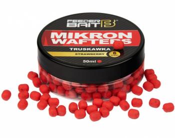 Feederbait mikron wafters 4x6 mm - jahoda