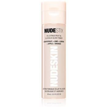 Nudestix Nudeskin 5% Citrus Fruit & Glycolic Glow Toner rozjasňujúce tonikum na tvár 95 ml