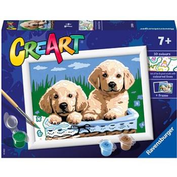 Ravensburger Kreatívne a výtvarné hračky 201884 CreArt Roztomilé šteniatka (4005556201884)