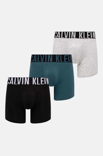 Boxerky Calvin Klein Underwear 3-pak pánske, čierna farba, 000NB3609A