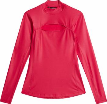 J.Lindeberg Sage Long Sleeve Womens Rose Red L Polo košeľa