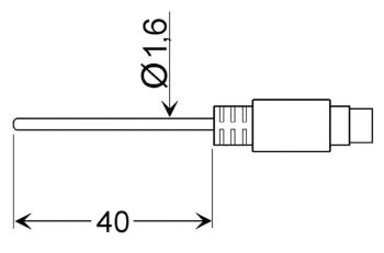 Greisinger GLF 401 MIN teplotná sonda pro meranie okolia  -25 do 70 °C  Typ senzora Pt100