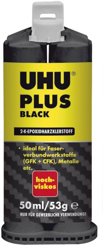 UHU Plus Black Hochviskos dvojzložkové lepidlo 45685 50 ml