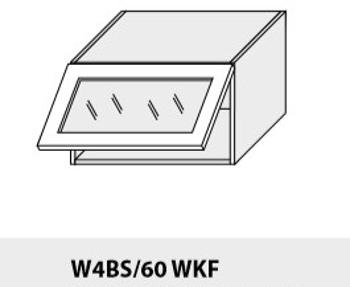 ArtExt Kuchynská linka Brerra - lesk Kuchyňa: Horná skrinka W4BS/60 WKF / rám vo farbe dvierok (ŠxVxH) 60 x 36 x 32,5 cm