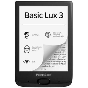 PocketBook 617 Basic Lux 3 Ink Black, čierna (PB617-P-WW)