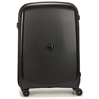 DELSEY PARIS  Pevné cestovné kufre 72 CM 4 DOUBLE WHEELS TROLLEY CASE  Čierna