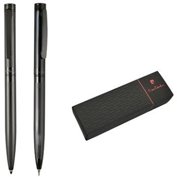 PIERRE CARDIN RENEE súprava guličkové pero + mikroceruzka, gunmetal (B0400901IP3)