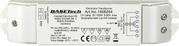 Basetech BT-1668264 transformátor na halogénové osvetlenie  12 V 20 - 105 W stmievací s fázovým stmievačom pre vypnutie