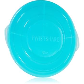 Twistshake Divided Plate delený tanier s viečkom Blue 6 m+ 1 ks