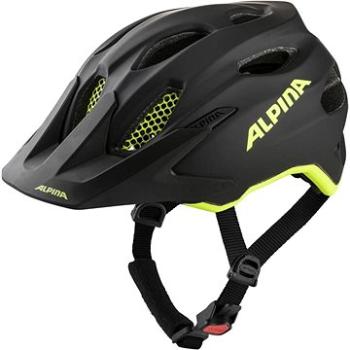 ALPINA CARAPAX JR. FLASH black-neon yellow matt 51 – 56 cm (4003692310309)