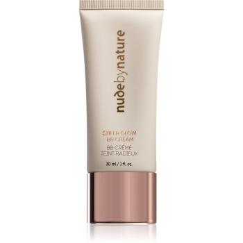 Nude by Nature Sheer Glow BB Cream rozjasňujúci BB krém odtieň 04 Natural Tan 30 ml