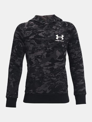 Under Armour Rival Flc ABC Camo Hoodie Mikina Čierna