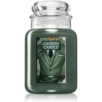 Country Candle Grey vonná sviečka 652 g