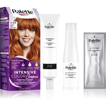 Schwarzkopf Palette Intensive Color Creme permanentná farba na vlasy odtieň 7-77 Intensive Copper 1 ks