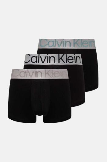 Boxerky Calvin Klein Underwear 3-pak pánske, čierna farba