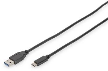 Digitus #####USB-Kabel #####USB 3.2 Gen1 (USB 3.0 / USB 3.1 Gen1) #####USB-C™ Stecker, #####USB-A Stecker 1.00 m čierna