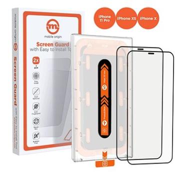 Mobile Origin Screen Guard iPhone 11 Pro/XS/X s aplikátorom 2 pack (SGA-i11Pro-2pk)