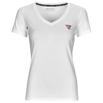 Guess  SS VN MINI TRIANGLE TEE  Tričká s krátkym rukávom Biela