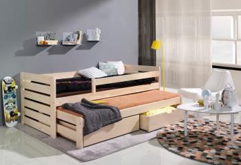 Detská posteľ Ourbaby Praktik borovica 180x80 cm