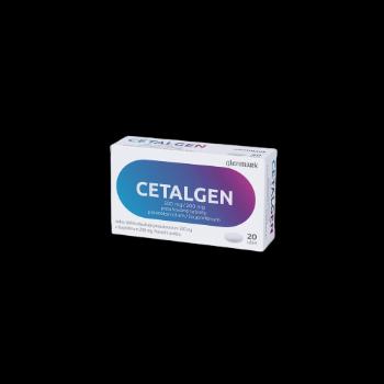 Glenmark Cetalgen 500 mg/200 mg, 20 tabliet