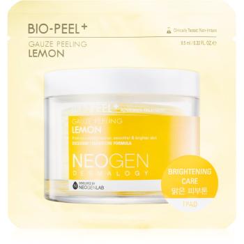 Neogen Dermalogy Bio-Peel+ Gauze Peeling Lemon peelingové pleťové tampóny pre rozjasnenie a vyhladenie pleti 8 ks