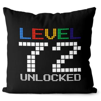 Vankúš Level unlocked (vek: 72, Velikost: 40 x 40 cm)