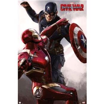 Marvel – Captain America vs Iron Man – plagát (8435107833343)