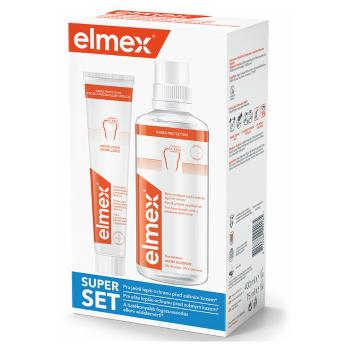 ELMEX Caries Protection ústna voda 400 ml + Zubná pasta 75 ml