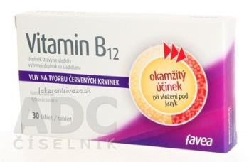 FAVEA VITAMÍN B-12 tbl 1x30 ks