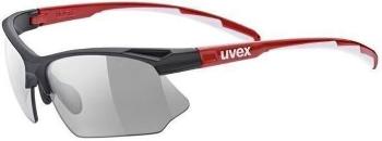 UVEX Sportstyle 802 V Black/Red/White/Smoke